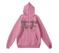 Generisch Sweat à capuche zippé pour homme avec lettres imprimées style couple, sweat-shirt décontracté à coupe ample pour un usage quotidien en plein air, RD1, XL