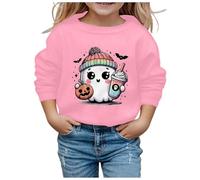 Generisch Sweat pour femme avec imprimé mignon - Col rond - Manches longues - Pour filles - Ne mentent pas, Rose, 4-5 ans