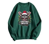 Generisch Sweat pour femme Its Fall Yall avec motif léopard pour Halloween en forme de citrouille comme pull décontracté à manches longues pour la mode d'automne, vert, M