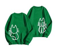 Generisch Sweat-shirt à manches longues pour femme avec inscription « God is Greater Than The Highs and Lows », vert, XL