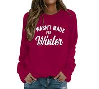 Generisch Sweat-shirt à manches longues pour femme avec inscription « God is Greater Than The Highs and Lows », Bordeaux, L