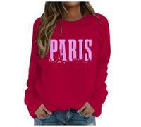 Generisch Sweat-shirt à manches longues pour femme avec inscription « God is Greater Than The Highs and Lows », rouge, XL