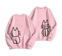 Generisch Sweat-shirt à manches longues pour femme avec inscription « God is Greater Than The Highs and Lows », Rose, XXL