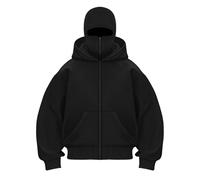 Generisch Sweat-shirt à manches longues pour homme avec lettres imprimées pour femme en hiver et en hiver, Noir , S