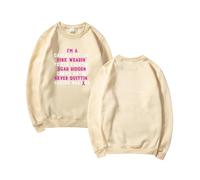 Generisch Sweat-shirt pour femme contre le cancer du sein, t-shirt de sensibilisation au cancer du sein pour femme. En octobre, nous portons des chemises à ruban, Jaune clair., XL
