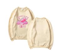 Generisch Sweat-shirt pour femme contre le cancer du sein, t-shirt de sensibilisation au cancer du sein pour femme. En octobre, nous portons des chemises à ruban, Jaune clair., XXL