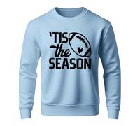 Generisch Sweat-shirt pour homme « Tis The Season » - Pull amusant pour la saison de football américain - T-shirt à manches longues avec inscription sportive, Style_c02 Bleu, XXL