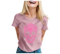 Generisch Sweat-shirts d'Halloween pour femmes Chemises d'Halloween Veste Sweat à capuche Fermeture éclair Sweatshirt Costume de combat Costume Unisexe Streetwear, Sweats à capuche B2 rose clair, L