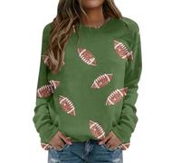 Generisch Sweatshirt classique décontracté convention pour femme - Veste d'été légère - Pull à capuche pour femme, vert, XXL