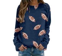 Generisch Sweatshirt classique décontracté convention pour femme - Veste d'été légère - Pull à capuche pour femme, Marine, L