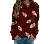 Generisch Sweatshirt classique décontracté convention pour femme - Veste d'été légère - Pull à capuche pour femme, Bordeaux, XXL