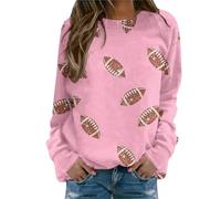 Generisch Sweatshirt classique décontracté convention pour femme - Veste d'été légère - Pull à capuche pour femme, Rose, M