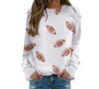 Generisch Sweatshirt classique décontracté convention pour femme - Veste d'été légère - Pull à capuche pour femme, Blanc., XXL