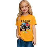 Generisch T-shirt à col rond pour enfant - Motif amusant de rentrée scolaire - En coton - Style décontracté - Pour tous les jours - Design de motivation d'apprentissage - Tenue amusante - Tenue de jeu