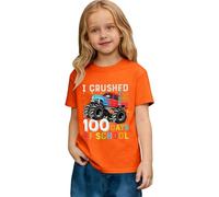Generisch T-shirt à col rond pour enfant - Motif amusant de rentrée scolaire - En coton - Style décontracté - Pour tous les jours - Design de motivation d'apprentissage - Tenue amusante - Tenue de jeu