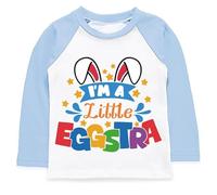 Generisch T-shirt à manches longues pour fille avec imprimé monstre et licorne - Sweat graphique avec slogan « On the Hunt » - Mode de loisirs ludique pour les enfants