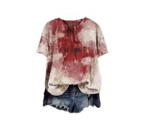Generisch T-shirt sanglant d'Halloween pour femme « I Bin okay », Vieilli, M
