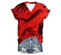 Generisch T-shirt unisexe avec imprimé « I'm Fine Blood » pour Halloween - Manches courtes - Avec imprimé en sang - Blessure de sang - Manches courtes, Bronze-4, S