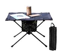 Generisch Table de camping, compacte, pliable et peu encombrante, avec 2 porte-gobelets, table d'extérieur - Pour intérieur, barbecue, terrasse, jardin, camping, pique-nique, pêche et excursions de