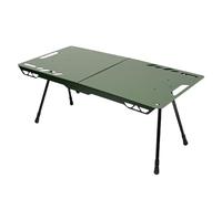 Generisch Table de camping, table pliante réglable en hauteur, table d'extérieur pliable pour la cuisine, pique-nique, randonnée, voyage, barbecue, road trip, extérieur, intérieur, arrière-cour