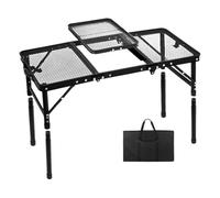 Generisch Table haute pliante | Table d'extérieur - Table de barbecue d'extérieur portable réglable en hauteur - Table de cuisson à pizza avec sac pour barbecue