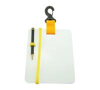Generisch Tableau d'écriture sous- - 15,3 x 12,7 cm - Carnet sous- - Tableau mémo avec stylo - Notes - Outil de communication avec tuba - Natation sportive