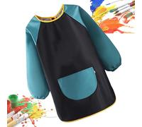 Generisch Tablier d'art pour enfants - Tablier de cuisine pour enfants avec poche de poitrine Art - Blouse confortable Accessoires décoratifs pour les tout-petits Activités artistiques Cuisine