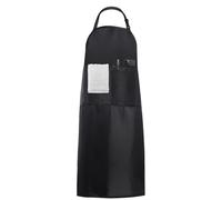 Generisch Tablier de cuisine - Bavoir de boulanger réglable avec 2 poches | Tablier d'atelier imperméable pour cuisine, jardin, extérieur, barbecue, barbecue, ainsi que pour hommes et femmes