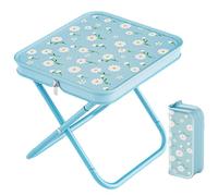 Generisch Tabouret de camping, pliable, siège robuste et léger, pour l'extérieur, le camping, la pêche, la restauration, peu encombrant