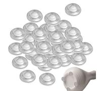 Generisch Tampon d'armoire - Tampon en silicone transparent pour poignées - Protection contre les rayures et le bruit - Pour portes d'armoire, table, tiroir, chaise, pieds d'appareils ménagers