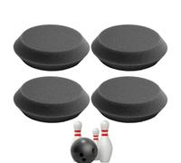 Generisch Tampons abrasifs pour boule de bowling - Kit de polissage professionnel de 4 pièces - Tampon Shammy portable pour voix de performance, amélioration de la prise en main, reprise, entretien et