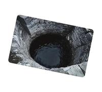 Generisch Tapis 3D avec Effet Illusion d'optique, Trou sans, Tapis de Sol antidérapant, Tapis d'illusions absorbants, pour la Maison, la Cuisine, Le Salon, l'entrée, Le Couloir et Le dortoir