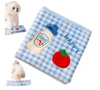 Generisch Tapis à renifler pour chien | Papier froissé doux et pliable - Distributeur de nourriture pour chien Puzzle Jouet Tapis - Pour l'intérieur et l'extérieur, jardin, salon, parc, balcon, voyage
