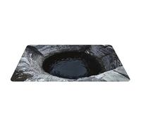 Generisch Tapis avec trous 3D, tapis de sol réaliste, design sans sol, tapis illusion, pour bureau, terrasse, entrée, cuisine, salon, chambre à coucher, intérieur et extérieur