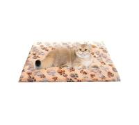 Generisch Tapis chauffant pour chat - Lit chauffant pour animal de compagnie avec motif de traces de griffures - Pour chats, chiens, chatons, chiots, intérieurs, maison, chambre, salon et hiver