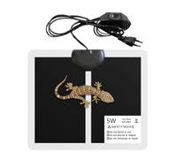Generisch Tapis chauffant pour reptiles - chauffante pour terrarium | Tapis chauffant pour reptiles - Plaque chauffante 5 W pour terrarium - Contrôle sûr de la température avec chaleur uniforme