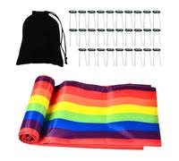 Generisch Tapis de course - d'équipe - de coopération pour groupes | Toboggan arc-en-ciel pour enfants, adolescents, adultes, maternelle, camping, fête, aire de jeux, jardin, cour, parc, école