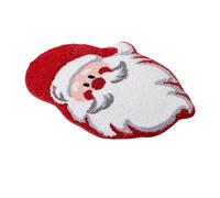 Generisch Tapis de Noël, sapin de Noël Père Noël, paillasson, décoratif, 40 x 60 cm, antidérapant, absorbant, pour salon, salle de bain, cuisine, intérieur et extérieur, entrée
