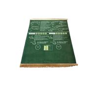 Generisch Tapis de prière guidé, tapis d'apprentissage bilingue, tapis d'instructions doux guidé 50 x 90 cm, tapis d'apprentissage pour la maison, voyage, école, prières, tapis d'apprentissage, tapis