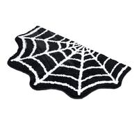 Generisch Tapis de salle de bain d'Halloween - Tapis de salle de bain gothique nid d'araignée | Tapis non glissant pour décoration de la maison, cuisine, salon, salle de bain, entrée, fêtes
