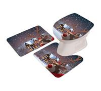 Generisch Tapis de sol antidérapant pour salle de bain - Pour la maison, l'appartement, l'hôtel, l'auberge, la maison de vacances, les vacances d'hiver