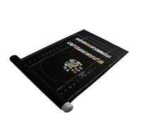 Generisch Tapis puzzle professionnel pour ranger vos puzzles de 1500 pièces jusqu'à 26 x 46 cm, avec fonction rouleau pratique pour un rangement sûr (noir, taille unique)