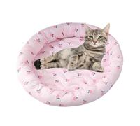 Generisch Tapis rafraîchissant pour animaux de compagnie Tapis auto-rafraîchissant Tapis de lit confortable pour chats et chiens - Rond - /bleu - 45 cm