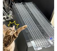 Generisch Tapis répulsif pour animaux de compagnie - 10 pièces - Tapis dissuasif pour chats - Tapis d'entraînement résistant pour meubles - Défense efficace pour chambre à coucher, balcon, canapé