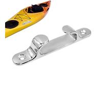 Generisch Taquet d'amarrage robuste en acier inoxydable - Œillets de guidage et œillets d'amarrage pour une utilisation maritime - Taquet d'amarrage pour bateaux, excursions en bateau et yacht