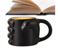 Generisch Tasse à café amusante, tasse en céramique pour café, tasses en céramique réutilisables pour l'eau, le thé, le jus, le lait, le camping, le restaurant, les hommes et les femmes, idées cadeaux