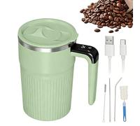Generisch Tasse à café auto-mélangeante - 400 ml - Tasse à café électrique portable - Pour boissons au chocolat chaud à la maison, en voyage, vacances, école, appartement