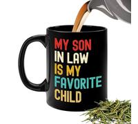 Generisch Tasse à café exceptionnelle, ustensile de design beau-fils de grand calibre 350 ml - Tasse à boire amusante | Pour les femmes et les filles amateurs de thé au lait Anniversaires Vacances