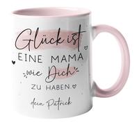 Generisch Tasse à café personnalisable pour la fête des mères - Le bonheur est d'avoir une maman comme vous [nom souhaité] Un cadeau personnalisé pour un anniversaire, un remerciement et Noël