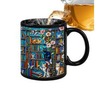Generisch Tasse à café, résistante à la chaleur et colorée | Tasse à café en céramique et tasse de bibliothèque - pour la maison, le dortoir d'étudiant, l'hôtel, l'appartement, les auteurs, les